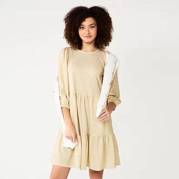 Draper James RSVP Tiered Skater Dress-XXL - Picture 1 of 8